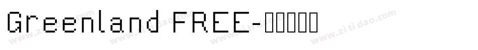 Greenland FREE字体转换